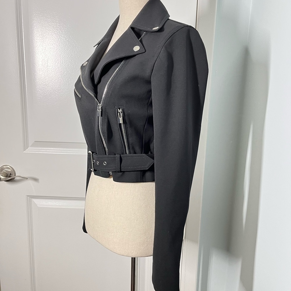Club Monaco Lacarra Moto Jacket size XS - Picture 6 of 10